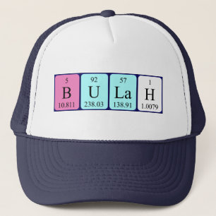 Bulah periodic table name hat