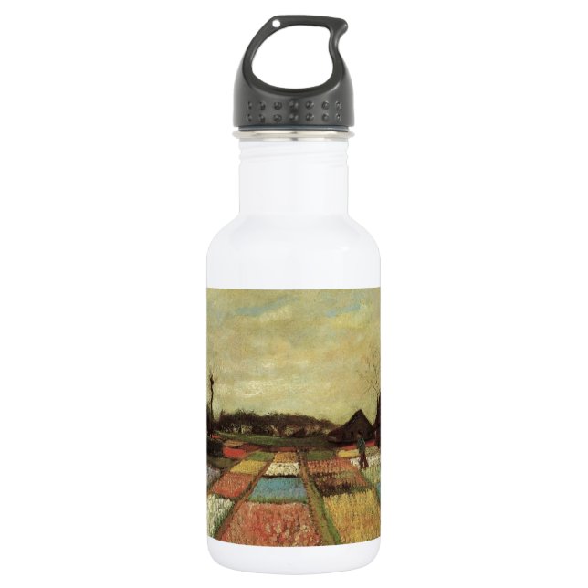 Bulb Fields by Vincent van Gogh. 532 Ml Water Bottle (Front)