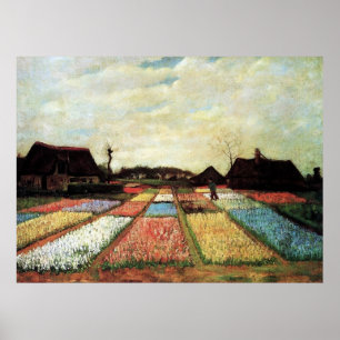 Bulb Fields by Vincent van Gogh. Poster