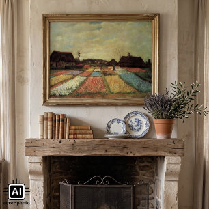 Bulb Fields by Vincent van Gogh Poster