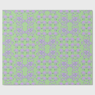 Bulb Flowers And Twigs Cupflowers Wrapping Paper