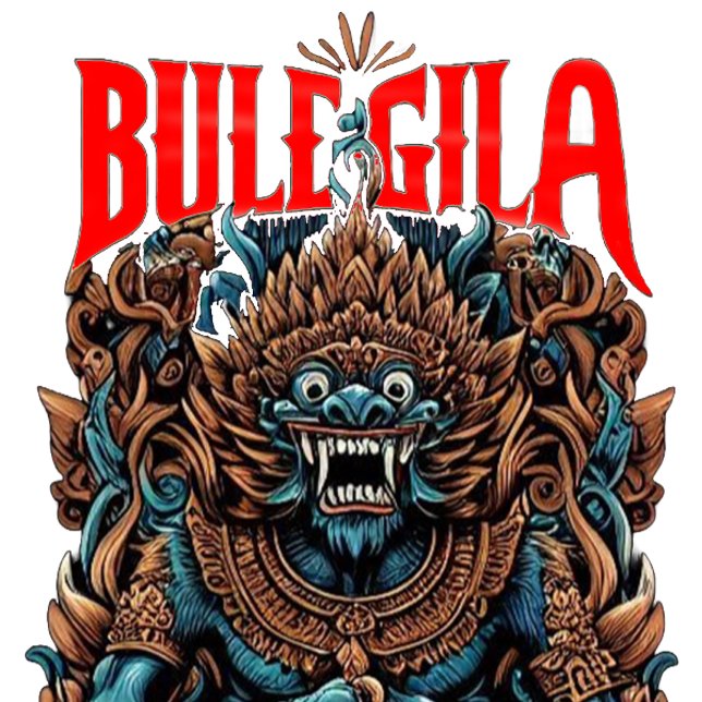 Bule Gila mug with English translation (Bule Gila)