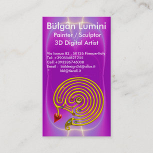 Bulgan Lumini Hyper Labirinth profilcard Business Card