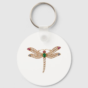 BULGARI DIAMOND DRAGONFLY. BEAUTIFUL BLING BLING KEY RING