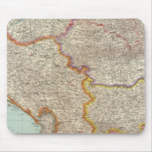 Bulgaria and Serbia Mouse Pad