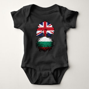 Bulgaria Bulgarian British UK United Kingdom Baby Bodysuit