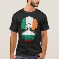 Bulgaria Bulgarian Irish Ireland Tree Roots Flag