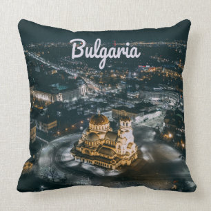 Bulgaria Capital Sofia Alexander Nevsky Cathedral Cushion