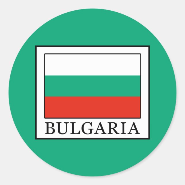 Bulgaria Classic Round Sticker (Front)