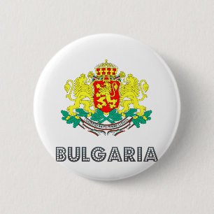 Bulgaria Coat of Arms 6 Cm Round Badge