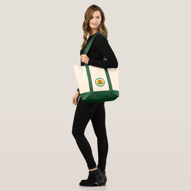 Bulgaria Coat of Arms Circle Shape  Tote Bag (Front (Model))