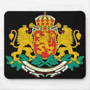 bulgaria emblem mouse pad
