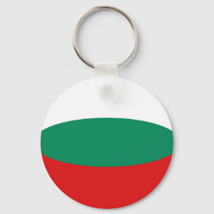 Bulgaria Fisheye Flag Keychain