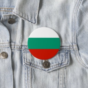 Bulgaria flag 7.5 cm round badge