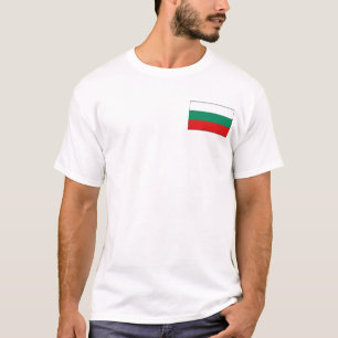 Bulgaria Flag and Map T-Shirt