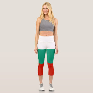 Bulgaria flag capri leggings