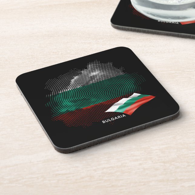 Bulgaria flag coaster (Left Side)