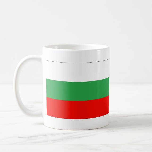 Bulgaria Flag Coffee Mug (Left)
