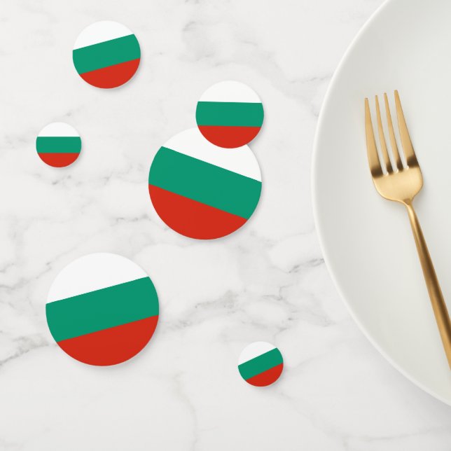 Bulgaria Flag Confetti (Group)