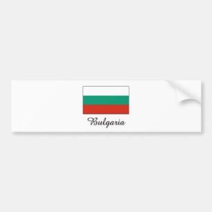 Bulgaria Flag Design Bumper Sticker
