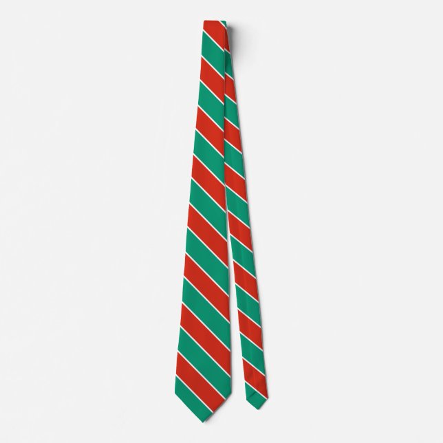 Bulgaria Flag Elegant Tie (Front)