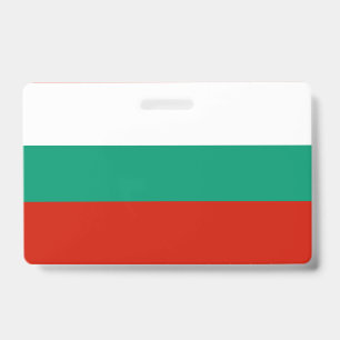 Bulgaria flag ID badge