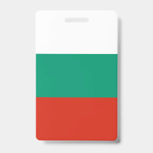 Bulgaria Flag ID Badge