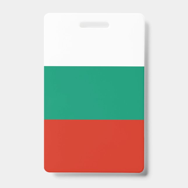 Bulgaria Flag ID Badge (Front)