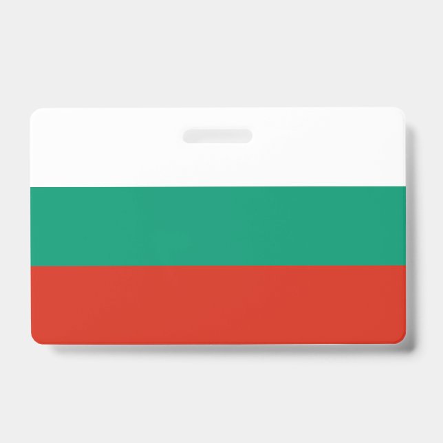 Bulgaria Flag ID Badge (Front)