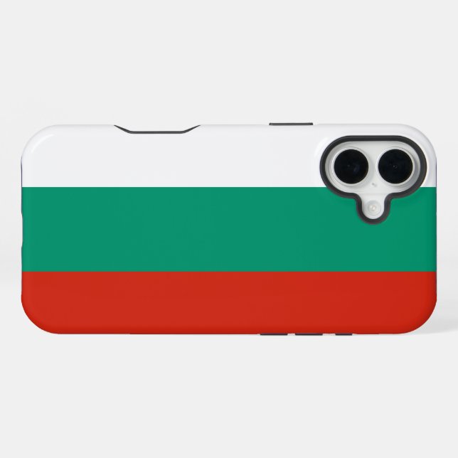 Bulgaria Flag iPhone Case (Back Horizontal)
