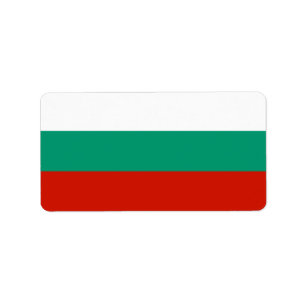 Bulgaria flag label