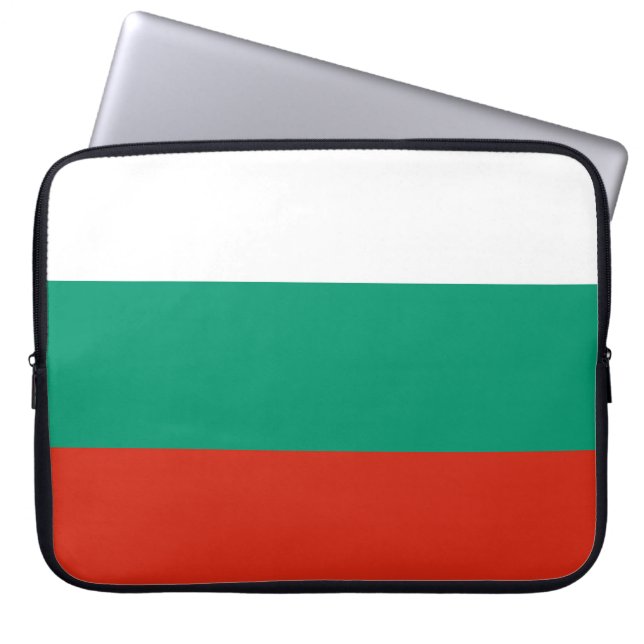 Bulgaria Flag Laptop Sleeve (Front)
