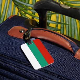 Bulgaria flag luggage tag