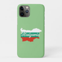 Bulgaria flag map