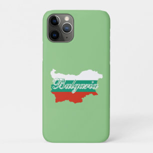 Bulgaria flag map iPhone 11 pro case