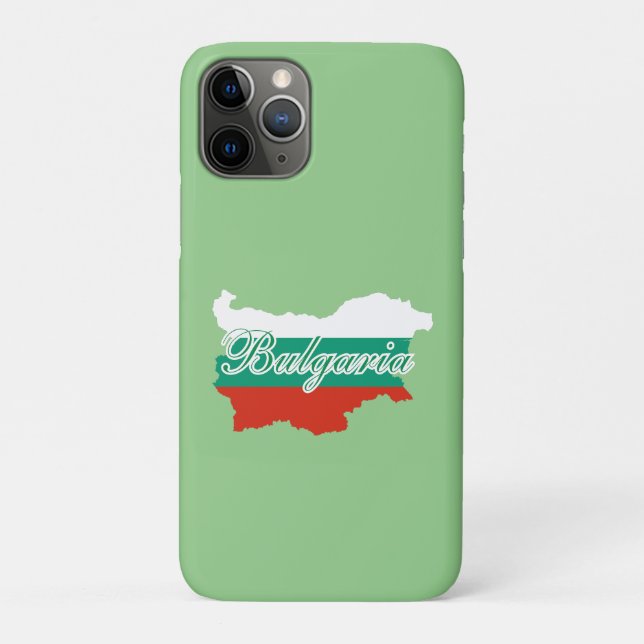 Bulgaria flag map Case-Mate iPhone case (Back)