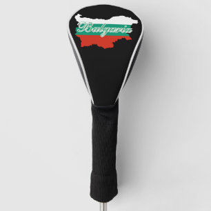 Bulgaria flag map golf head cover
