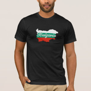 Bulgaria flag map T-Shirt