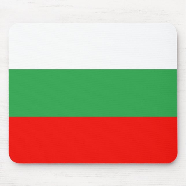 Bulgaria Flag Mouse Pad (Front)