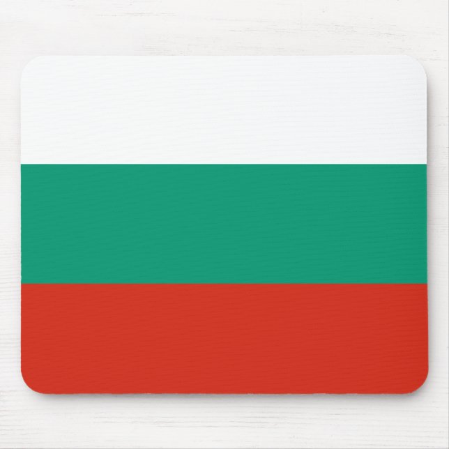 Bulgaria Flag Mousepad (Front)