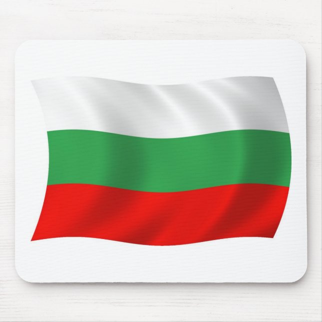Bulgaria Flag Mousepad (Front)
