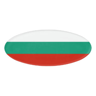Bulgaria flag name tag