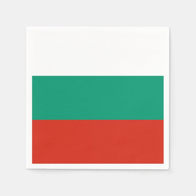 Bulgaria Flag Napkin (Front)