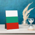 Bulgaria flag plaque<br><div class="desc">An ideal gift for all those who are patriotic of their country!</div>