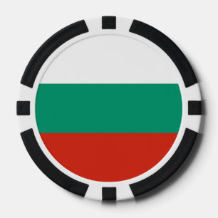 Bulgaria Flag Poker Chips