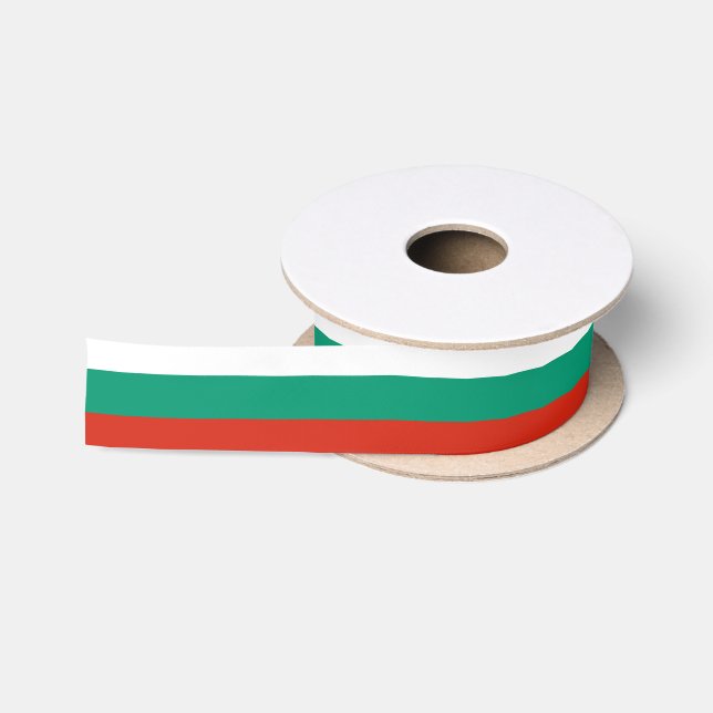 Bulgaria Flag Satin Ribbon (Spool)