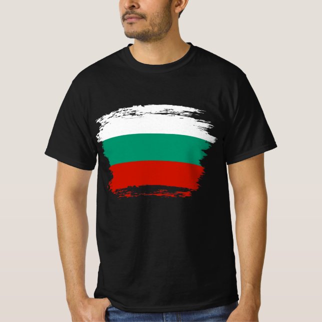 Bulgaria flag T-Shirt (Front)
