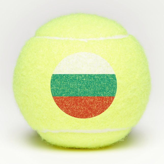Bulgaria Flag Tennis Balls (Front)