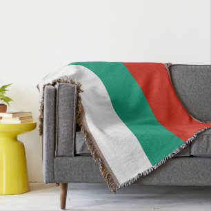 Bulgaria flag throw blanket