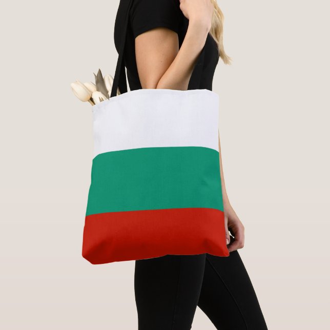 Bulgaria flag tote bag (Close Up)